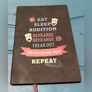 Eat, sleep, Audition, Rehearse, Rehearse. Freak Out Acting Journal